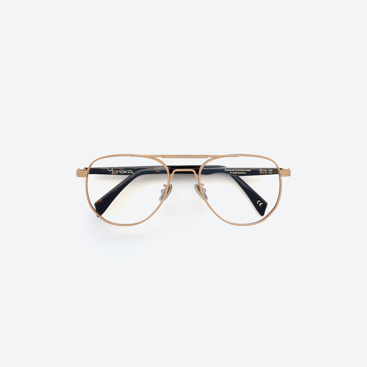 Monokol Evolved Boldness MK336 C4 occhiali da vista aviator metallo