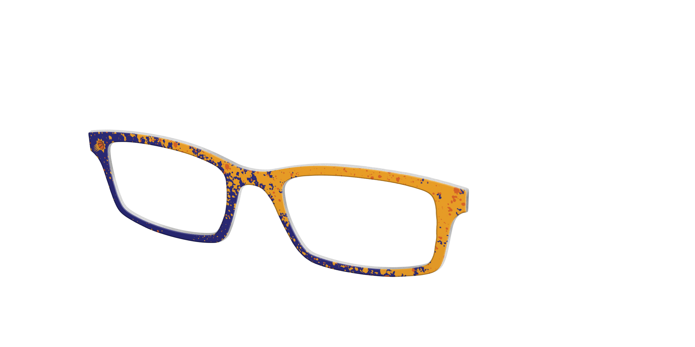 Pair Eyewear School Spirit Suns Splatter top magnetico Cedro