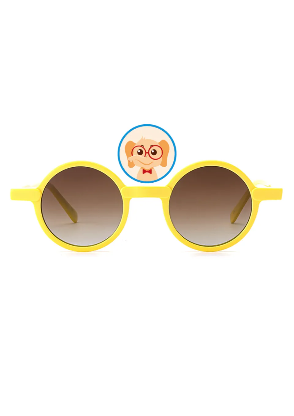 Ouyuan G2284 Occhiali da Sole Bambini Rotondi Acetato Polarizzate