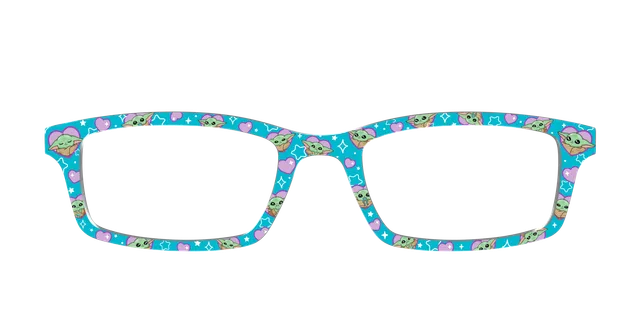 Pair Eyewear Collabs Grogu Cuteness top frame verde