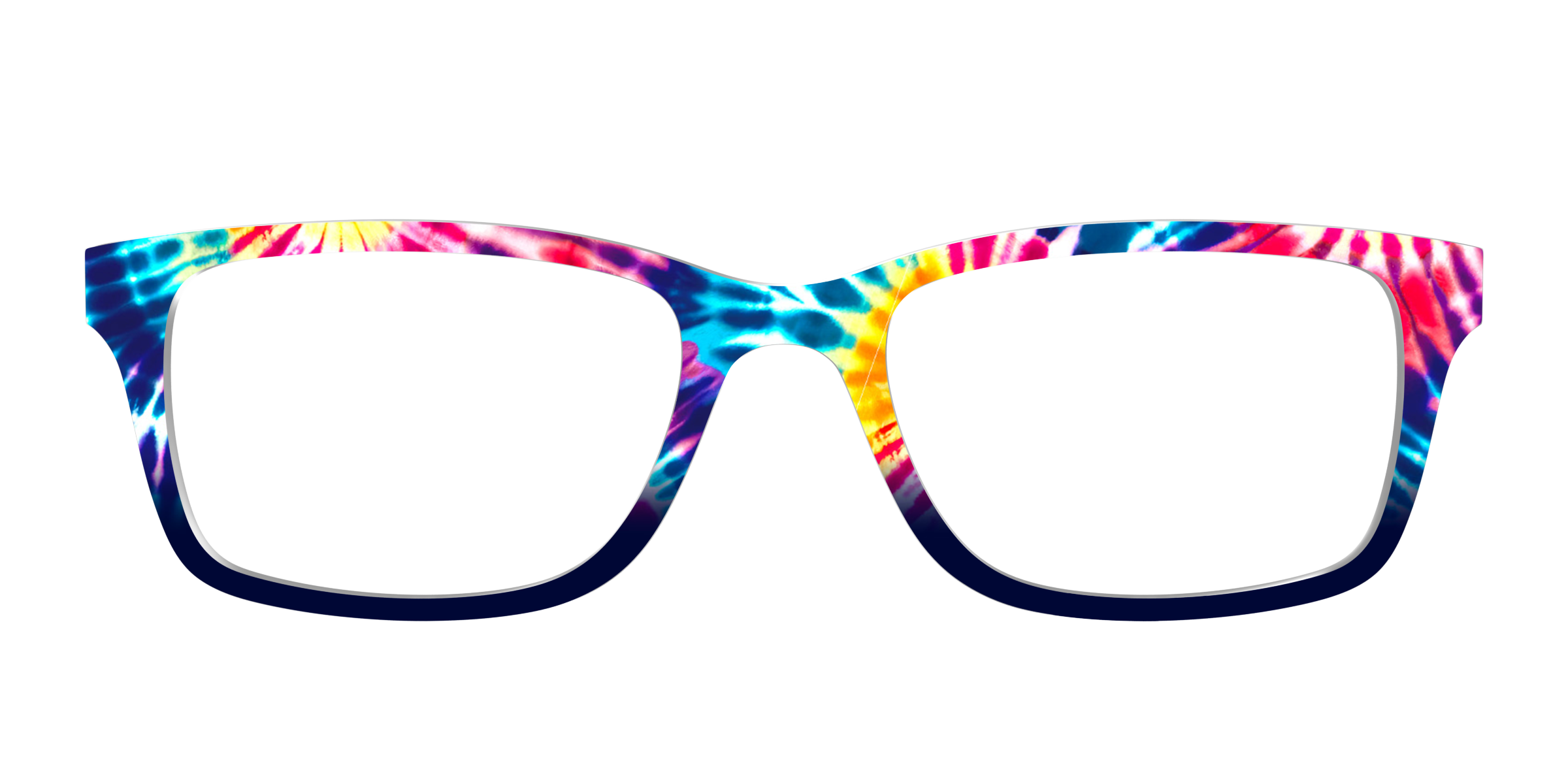 Pair Eyewear Design Funky Tie-Dye top occhiali multicolore