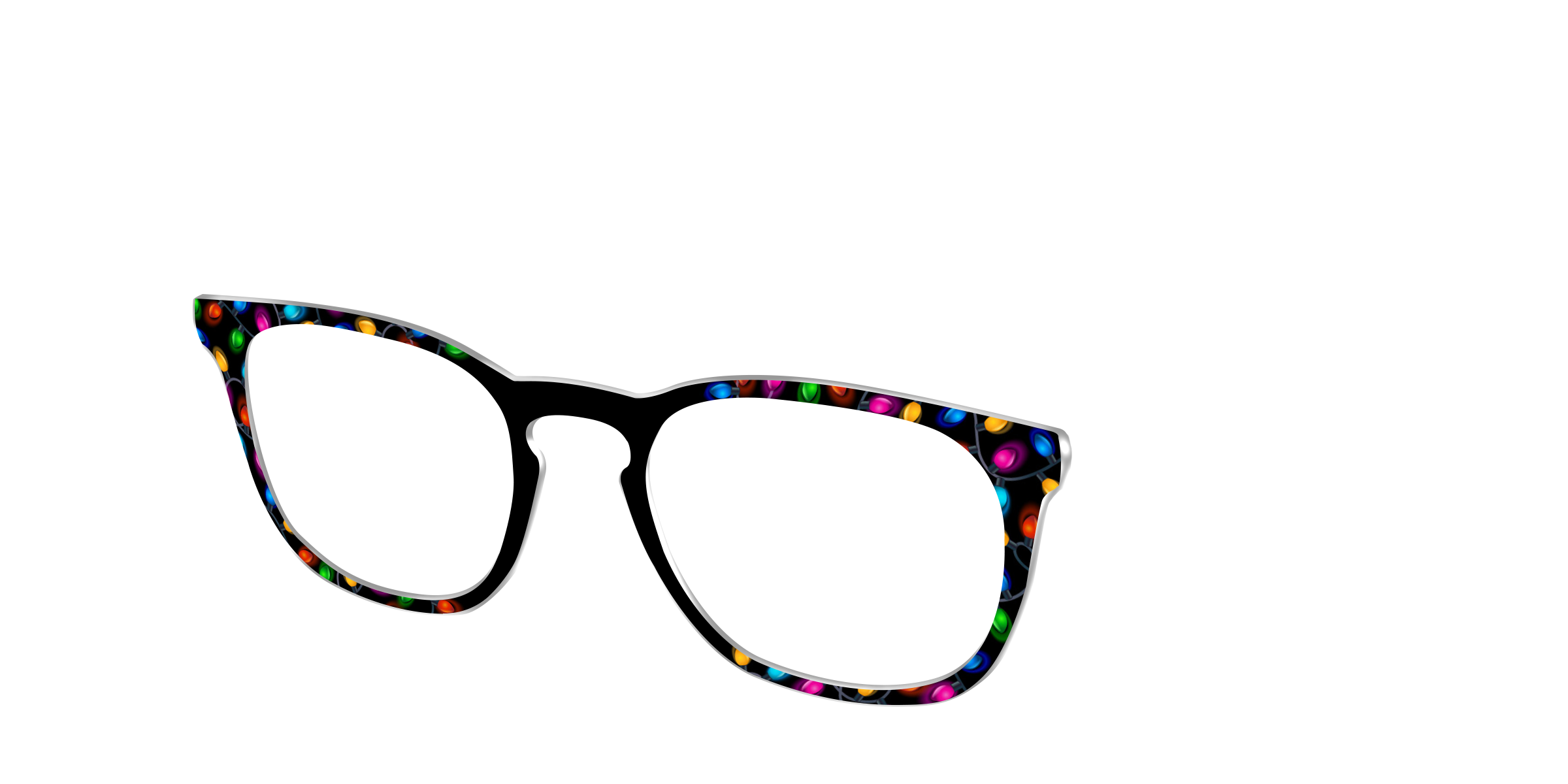 Pair Eyewear Design Tops Holiday Glow top occhiali feste invernali