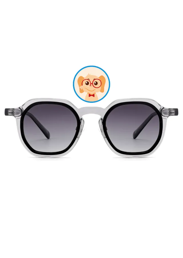 Ouyuan Eyewear G2289 occhiali da sole bambino polarizzati neri