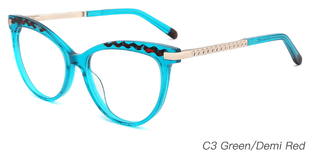 Ouyuan NOA23022 montatura occhiali acetato 53-17-140