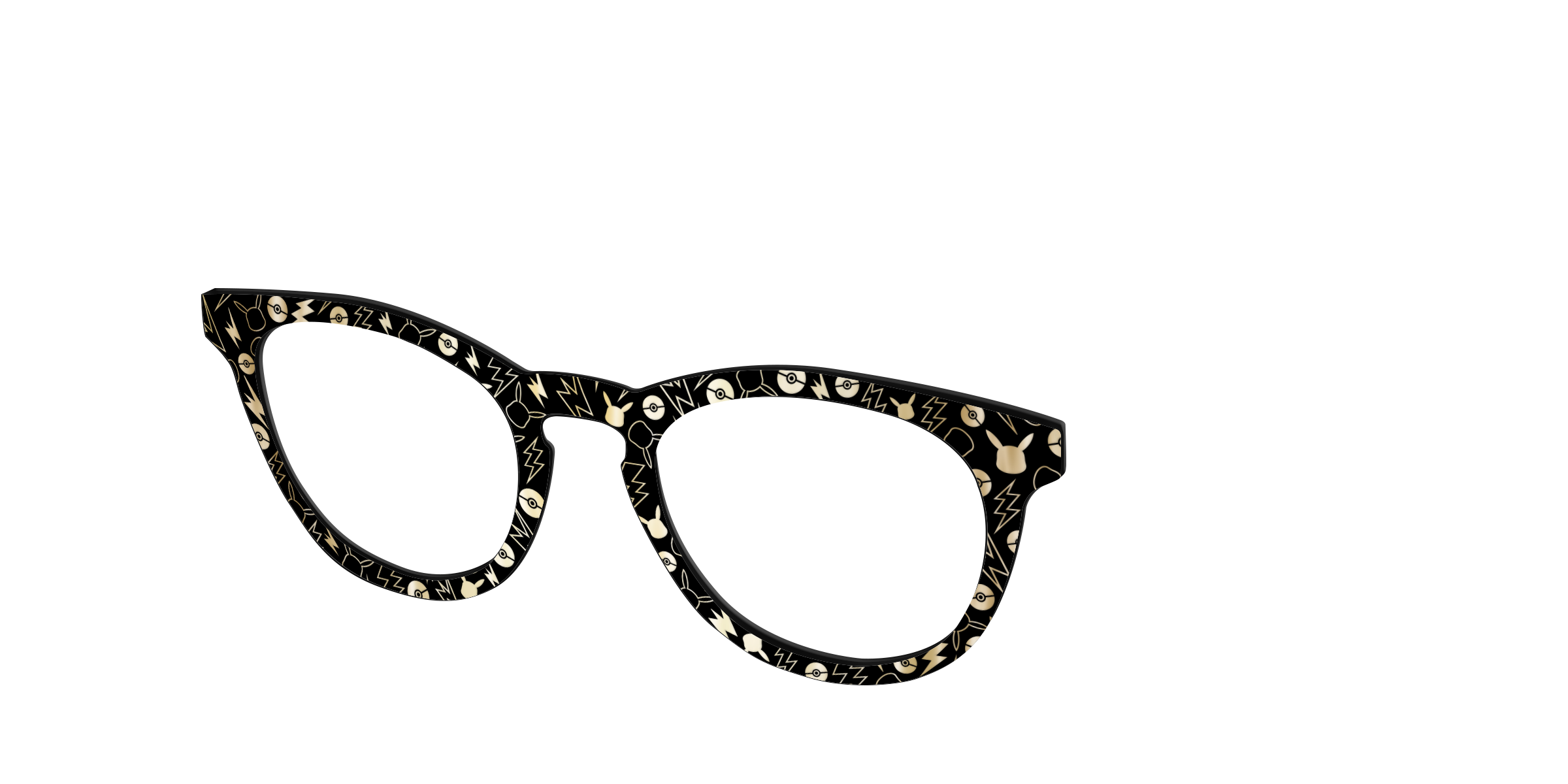 Pair Eyewear Collabs Pikachu Gold Foil top magnetico giallo