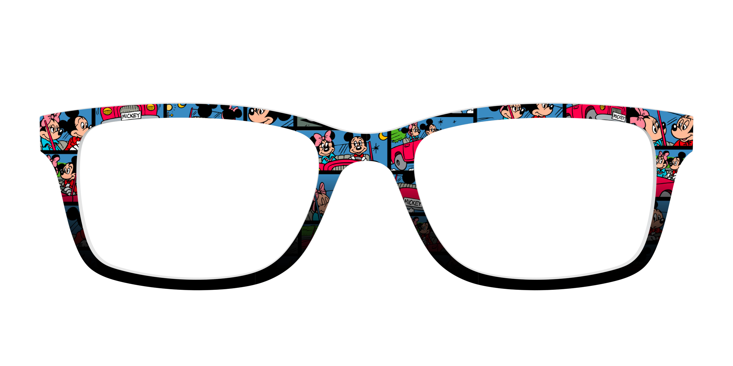 Pair Eyewear Collabs Mickey Minnie Comic Split top DY9