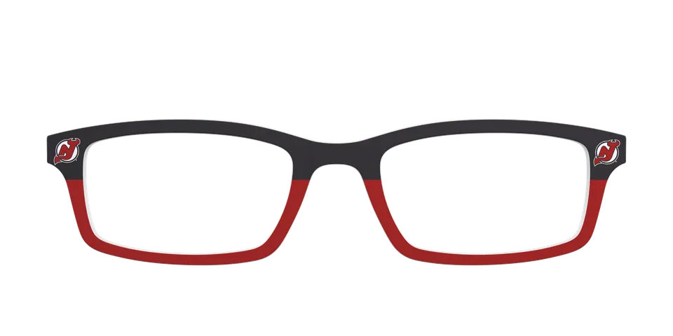 Pair Eyewear School Spirit The Devils Split top occhiali nero rosso