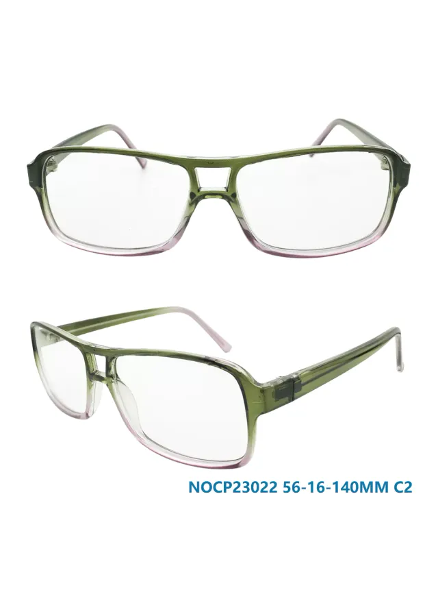 Ouyuan NOCP23022 montatura occhiali verde fucsia 56-16