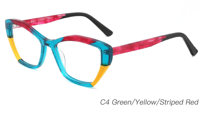 Ouyuan NOA23005 montatura occhiali acetato colorata 52-17-145