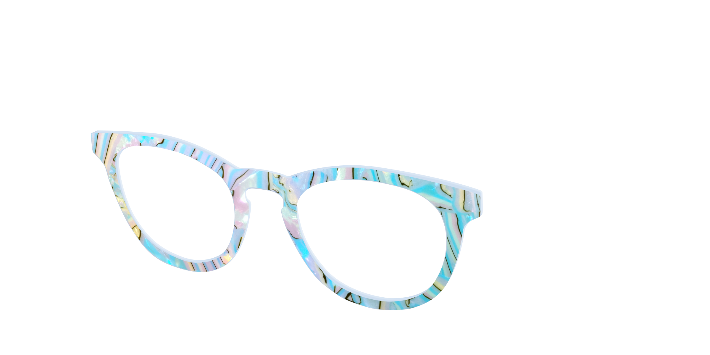 Pair Eyewear Design Tops 565 top occhiali marmo perla