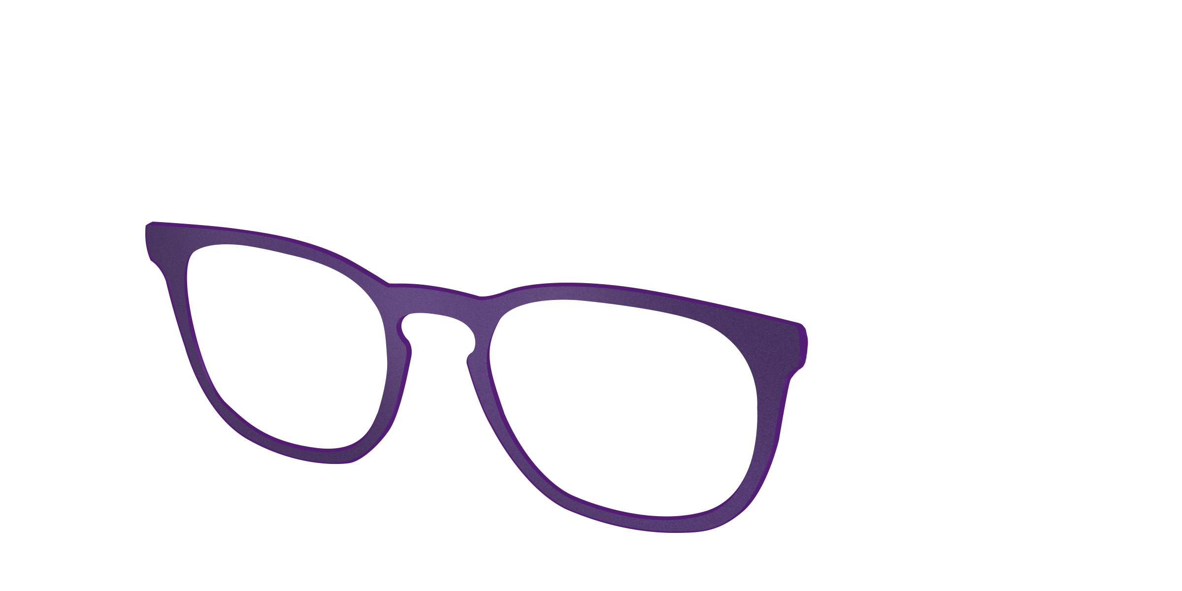 Pair Eyewear Solid Tops Matte Eggplant top magnetico viola opaco