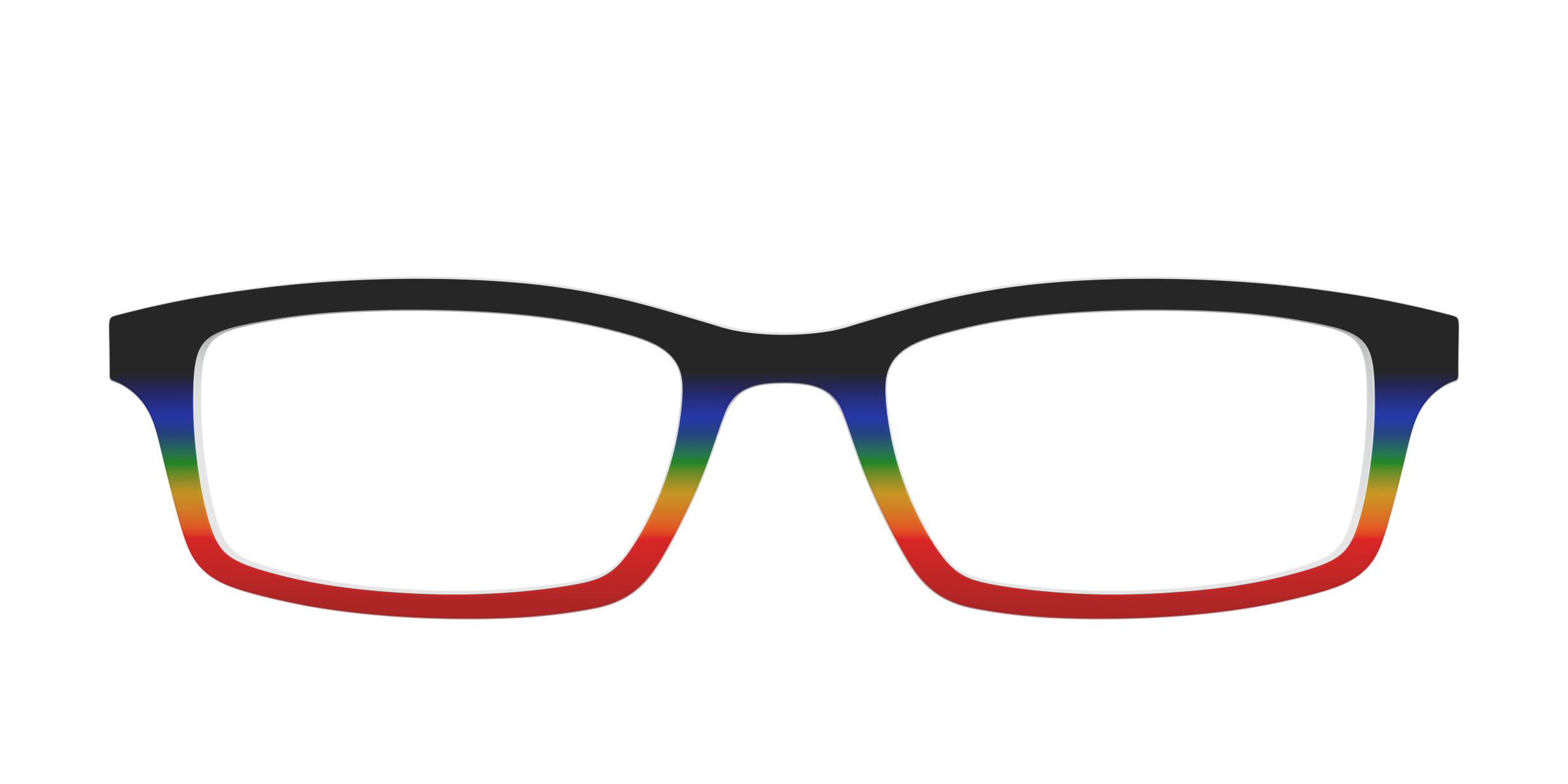 Pair Eyewear Solid Tops Love Wins Gradient top magnetico