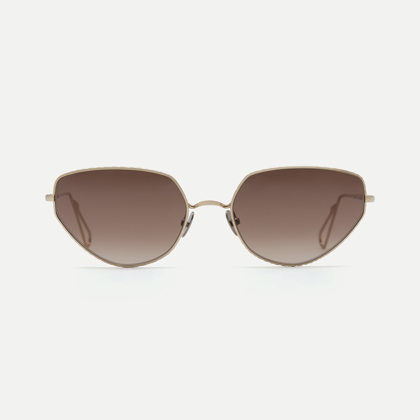AHLEM Harpe occhiali da sole peony gold cat-eye