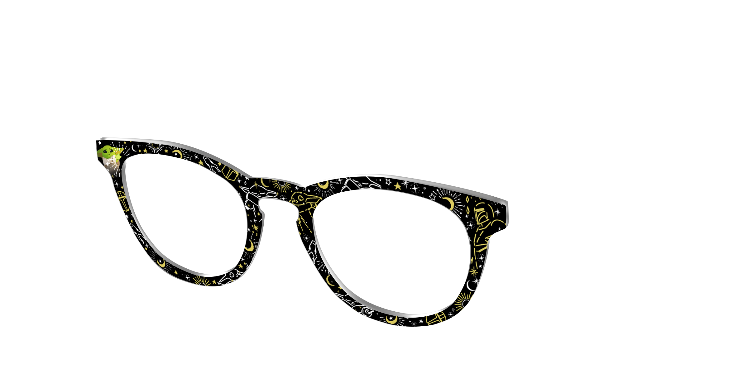 Pair Eyewear Collabs Celestial Grogu top occhiali azzurro