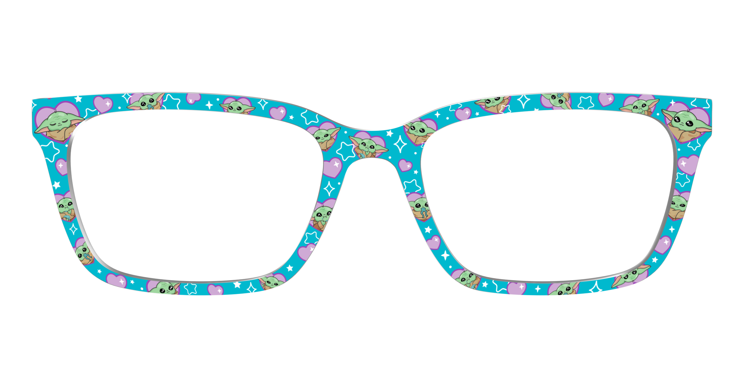 Pair Eyewear Collabs Grogu Cuteness top frame verde