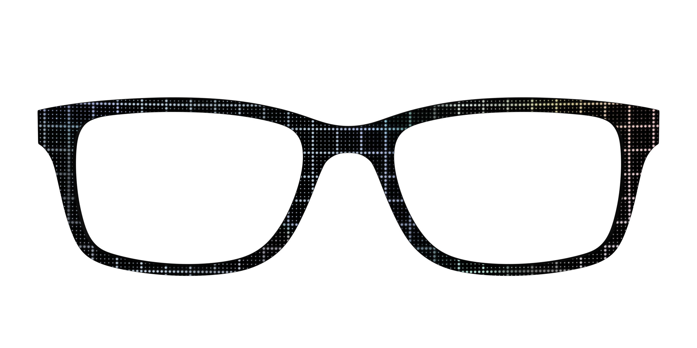 Pair Eyewear Design Tops Silver Iridescent Grid top argento