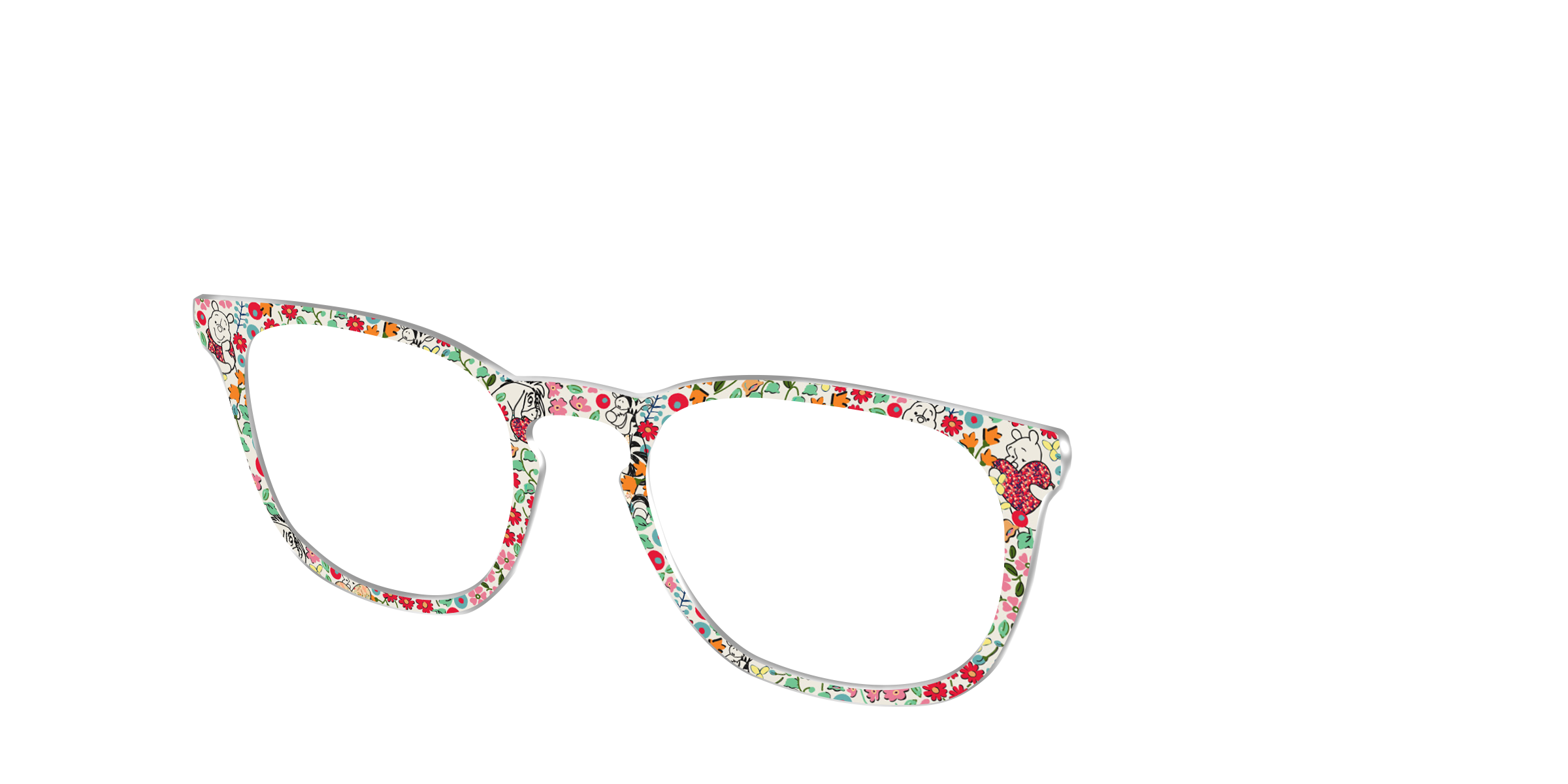 Pair Eyewear Collabs Pooh Cottage Floral top occhiali fiori