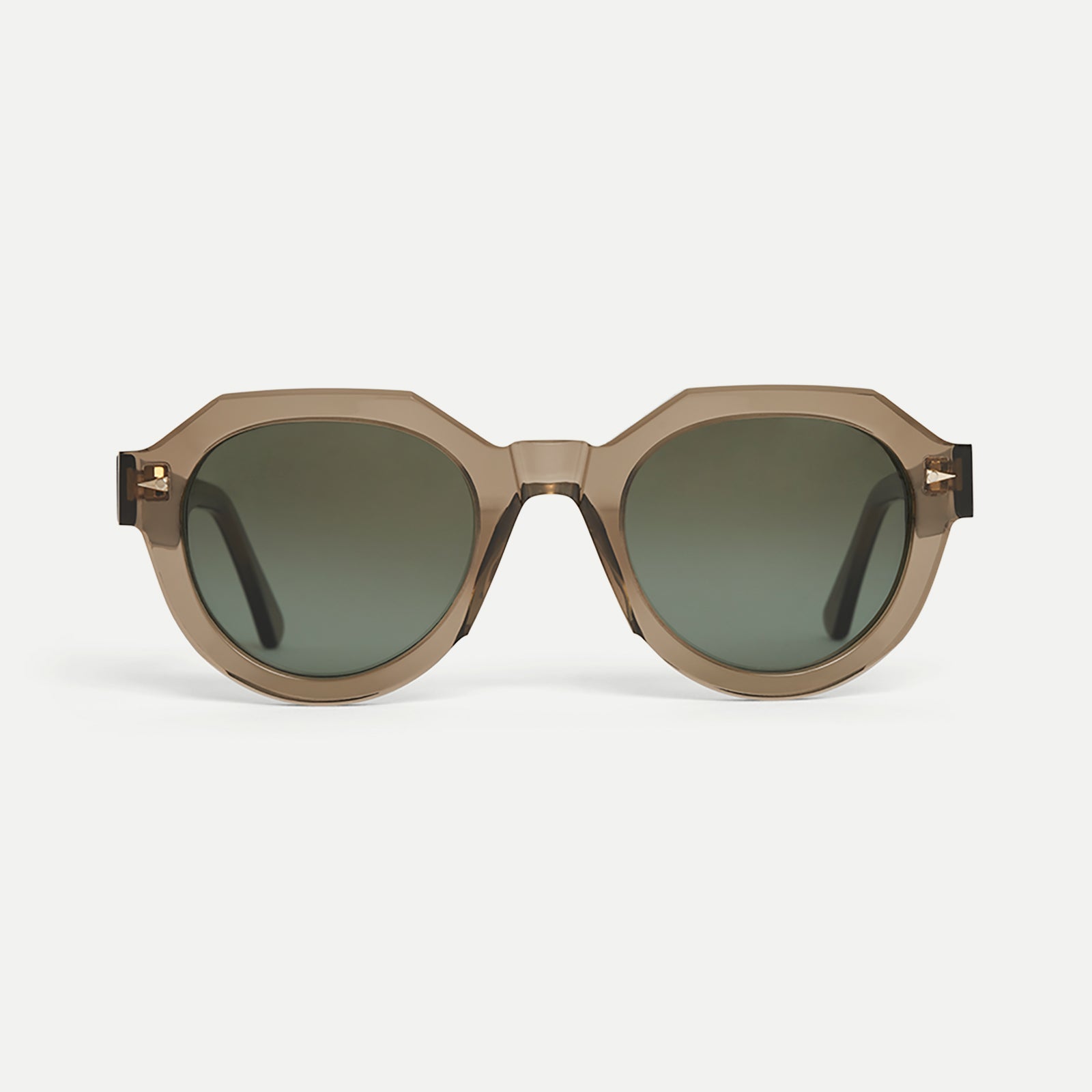 AHLEM Marcadet occhiali da sole Dark Green oversize