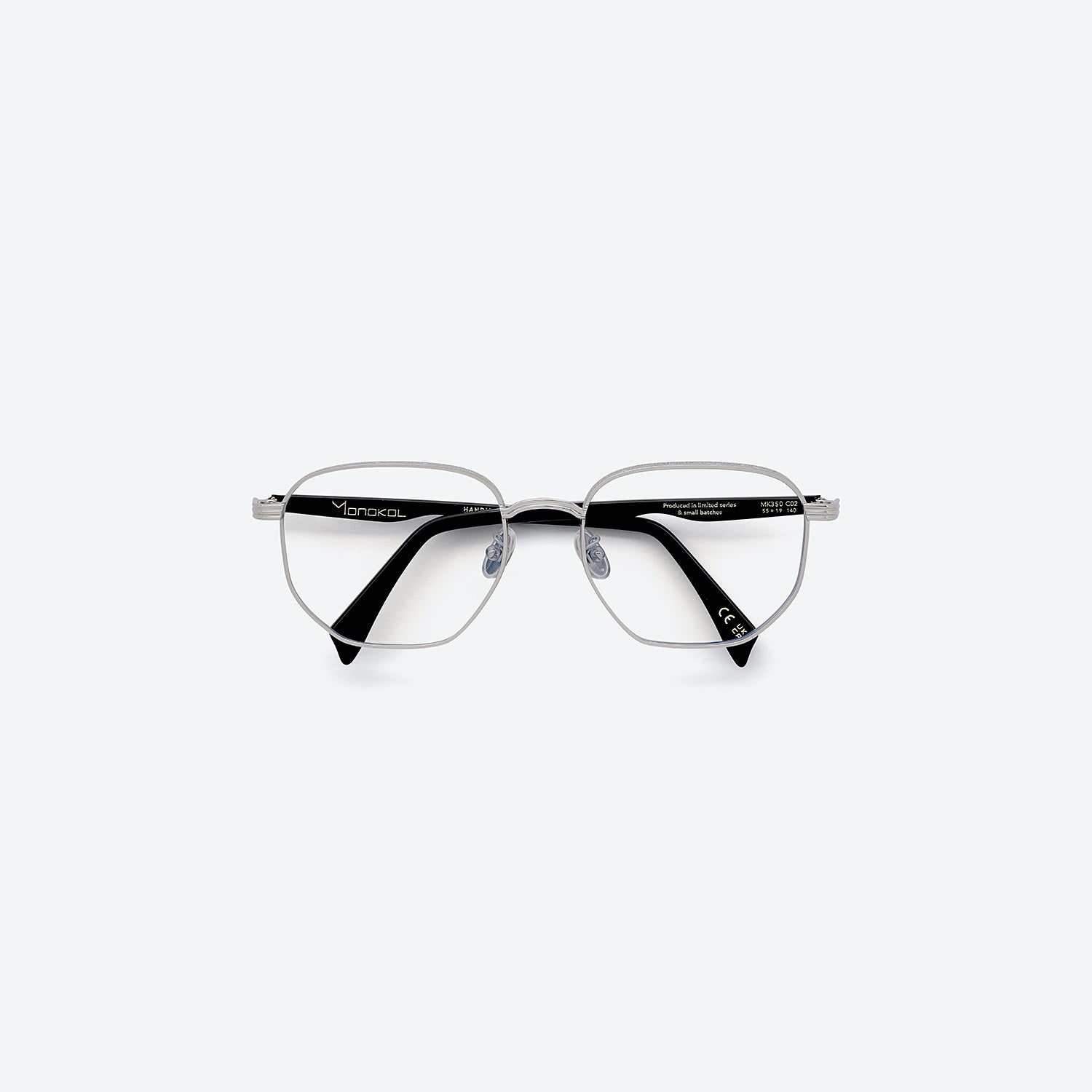 Monokol Evolved Boldness MK350 C2 occhiali vista quadrati metallo