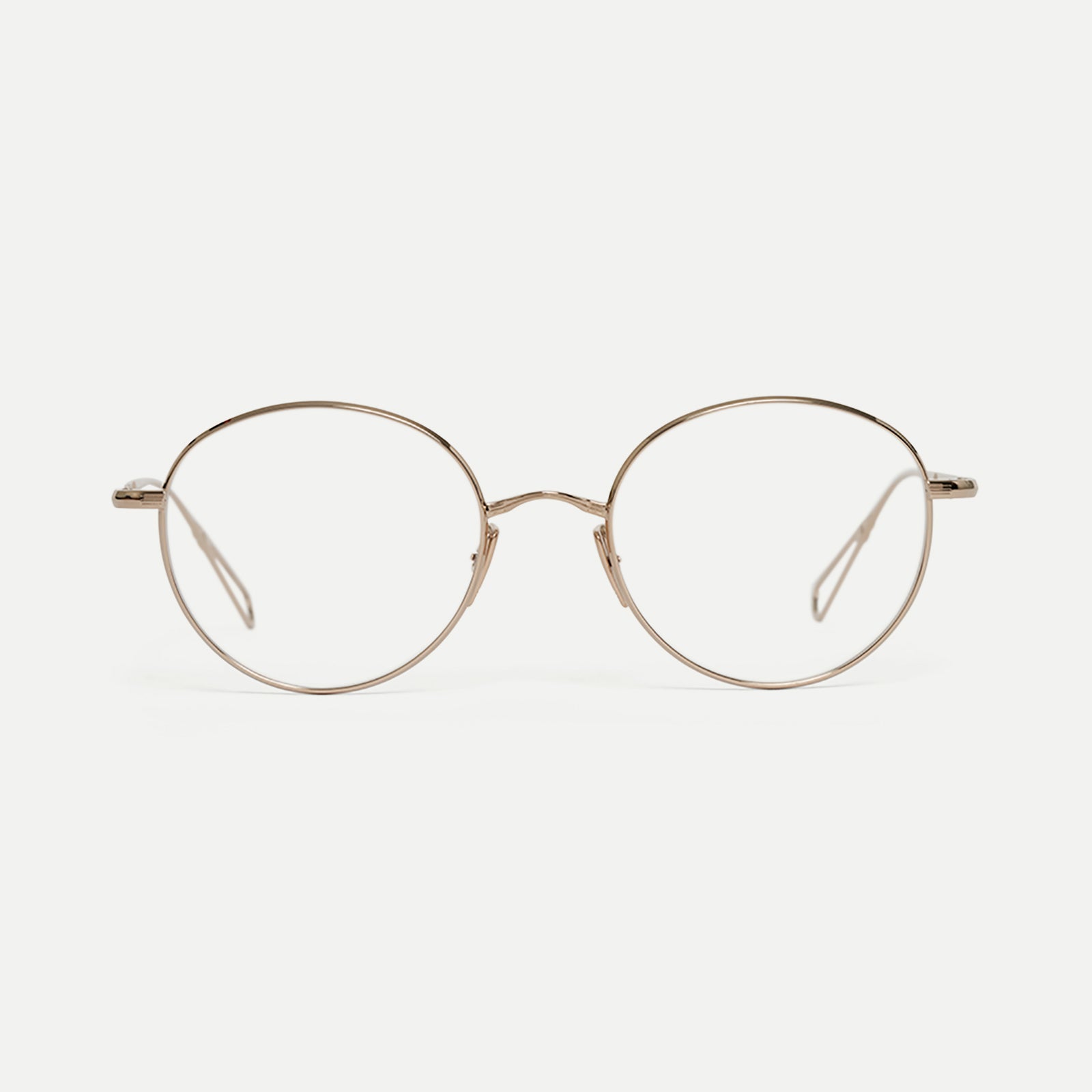 Ahlem Optical Bolivar occhiali da vista champagne titanio