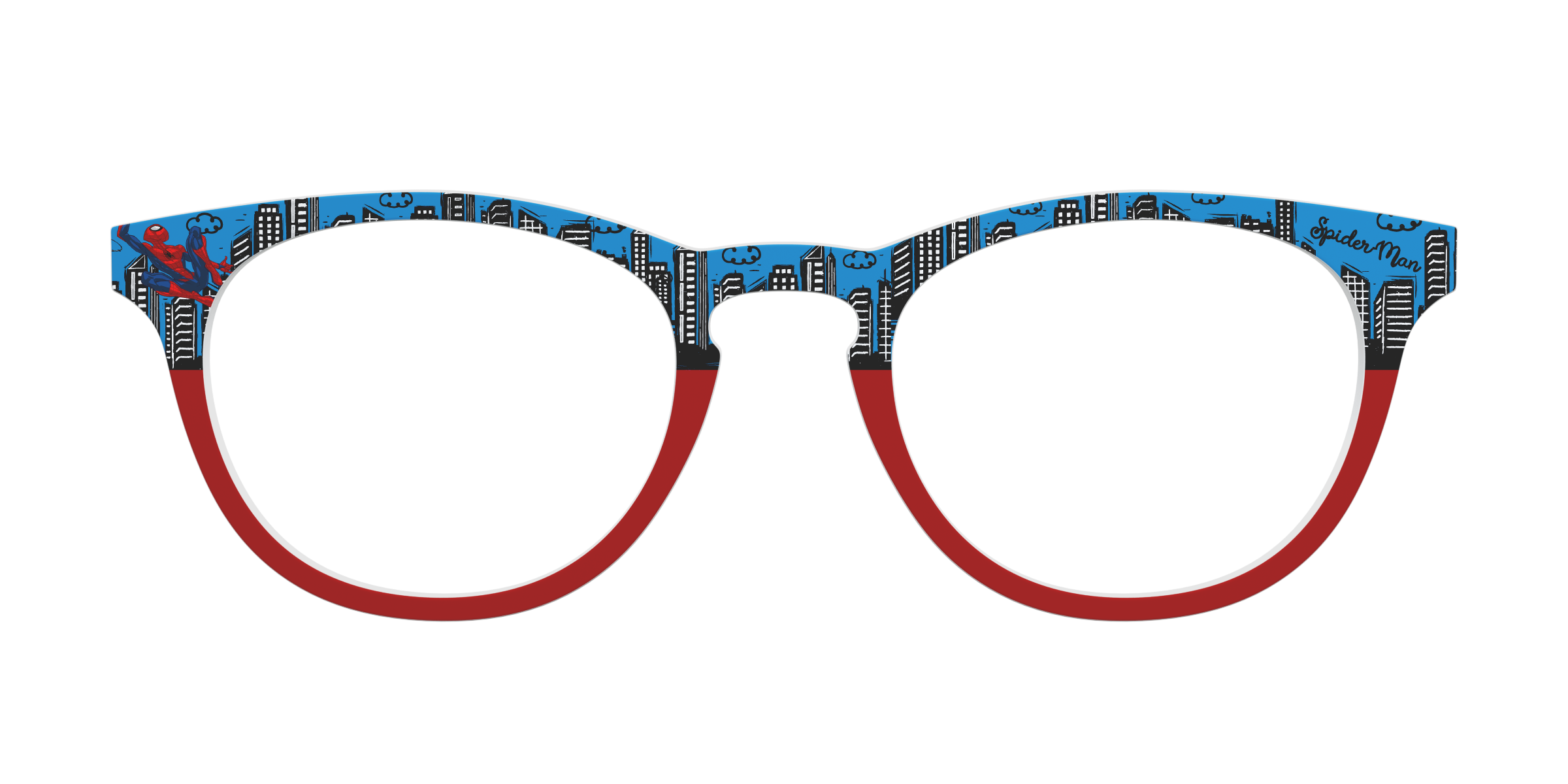 Pair Eyewear Collabs Spider-Man City SM9 top occhiali città