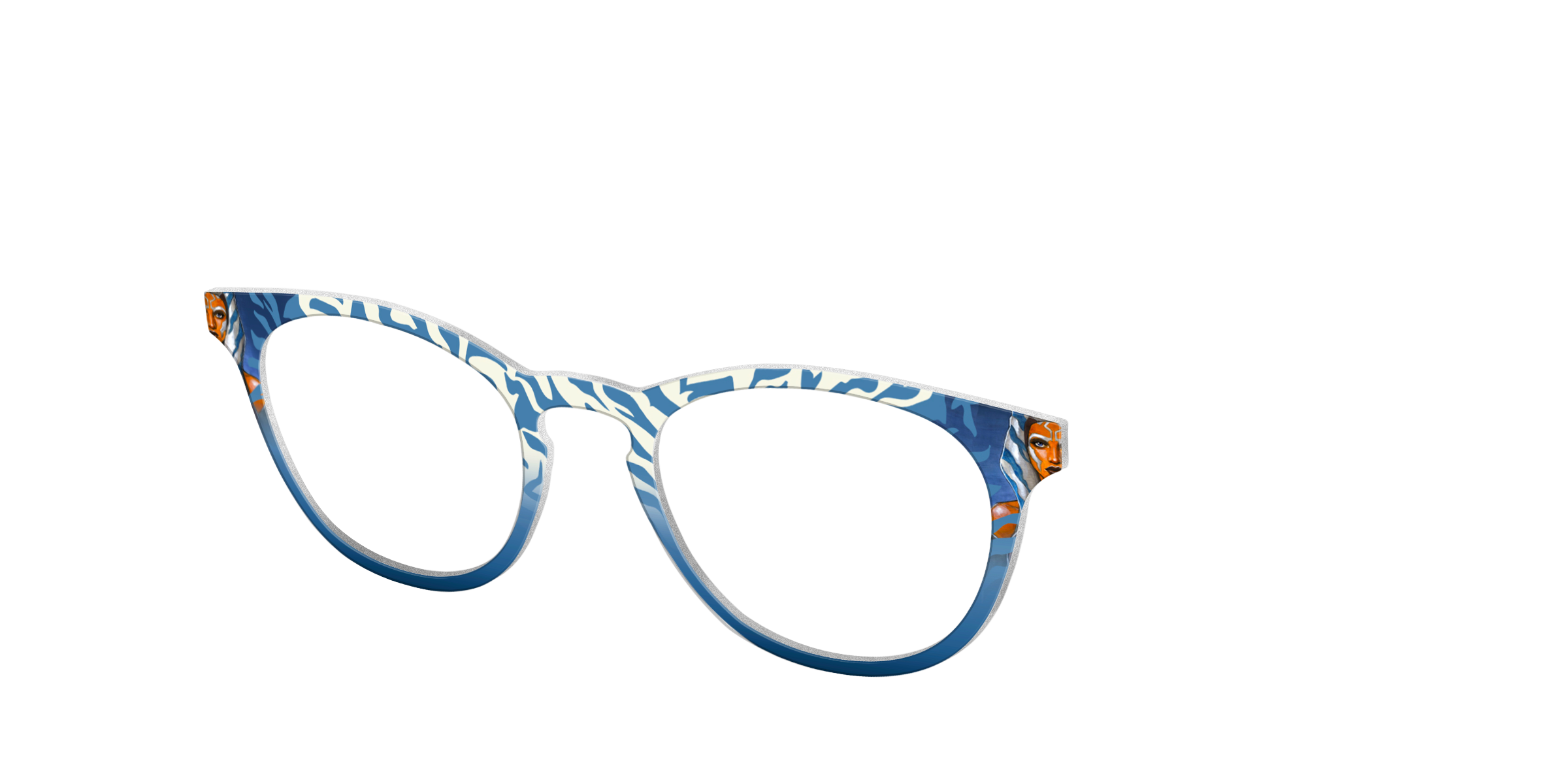 Pair Eyewear Collabs Ahsoka Tano cover occhiali fantasia blu
