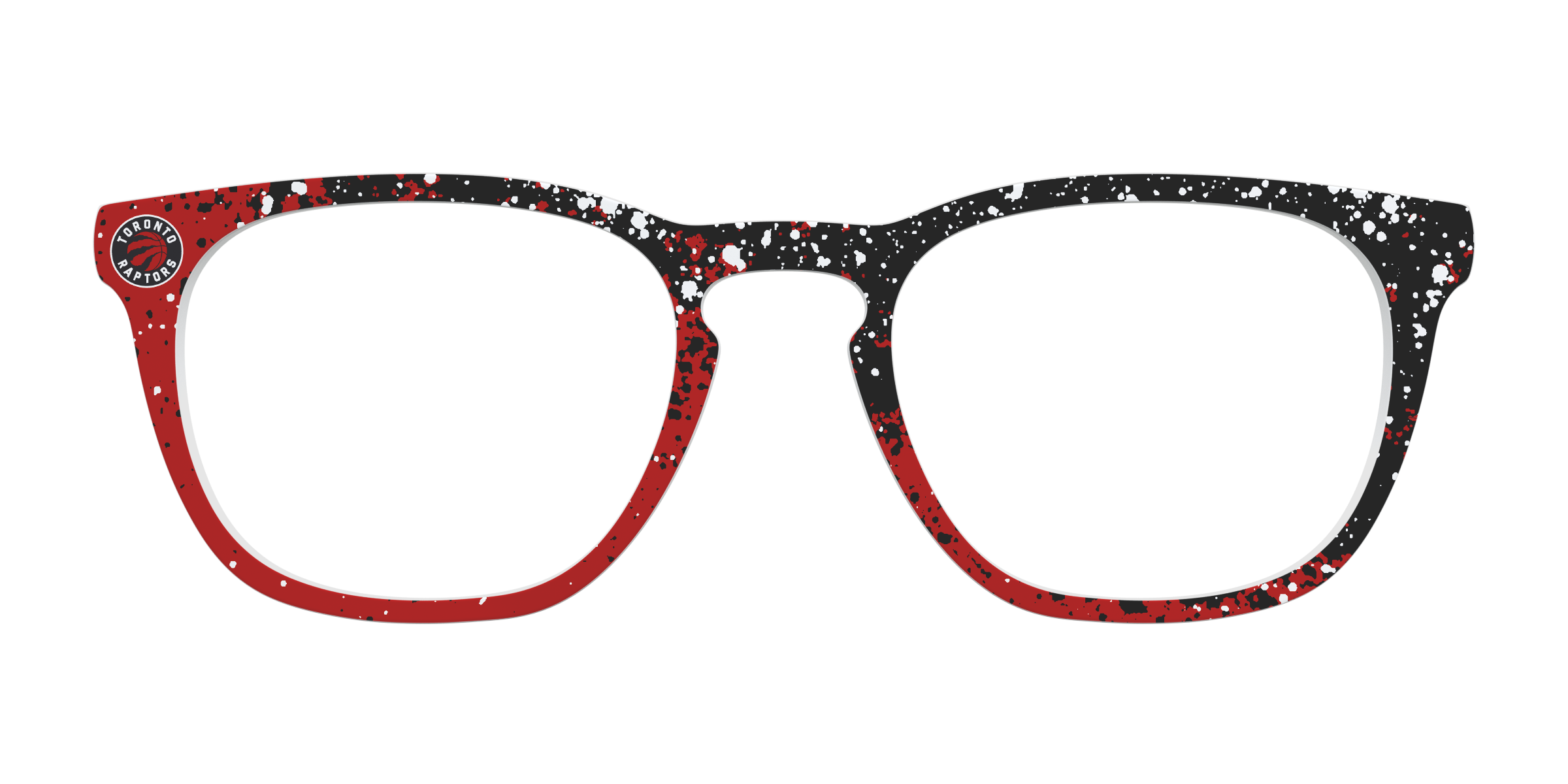 Pair Eyewear School Spirit The Raptors Splatter top magnetico NBA