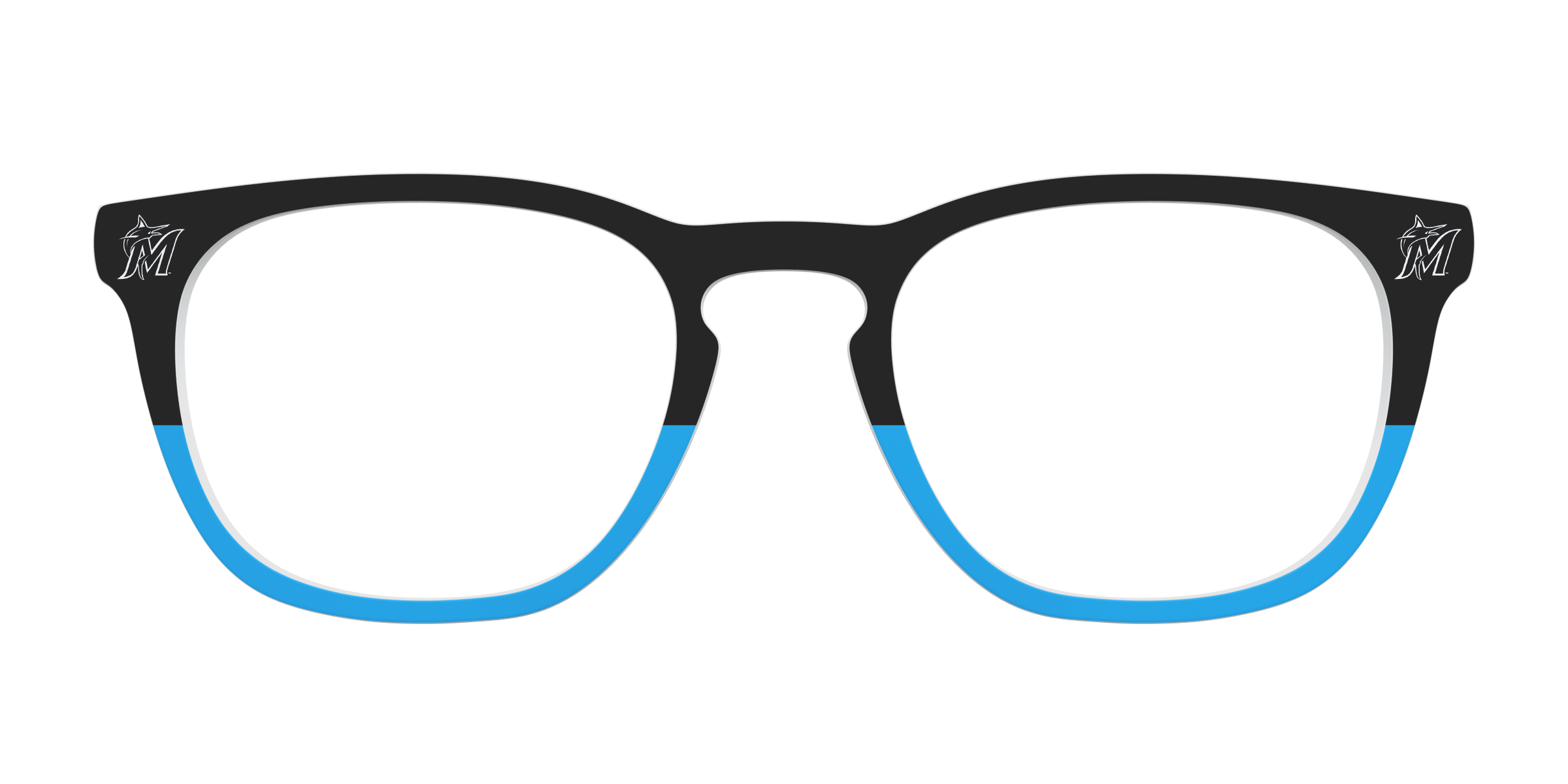 Pair Eyewear School Spirit Marlins Split top magnetico blu