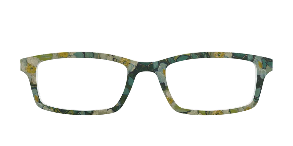 Pair Eyewear Collabs The Wild Roses top occhiali verde VG10