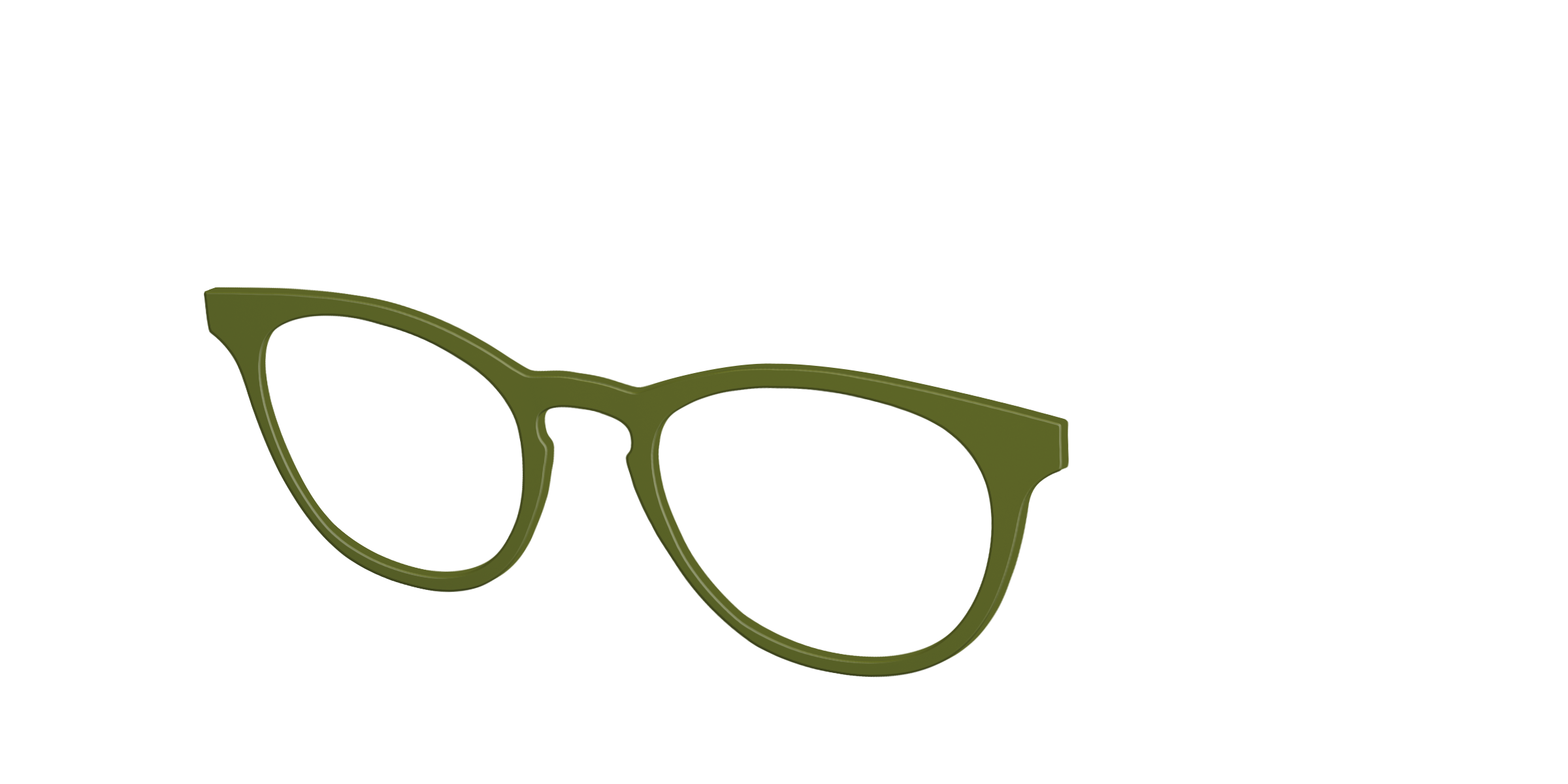 Pair Eyewear Solid Tops The Army Green cover occhiali verde