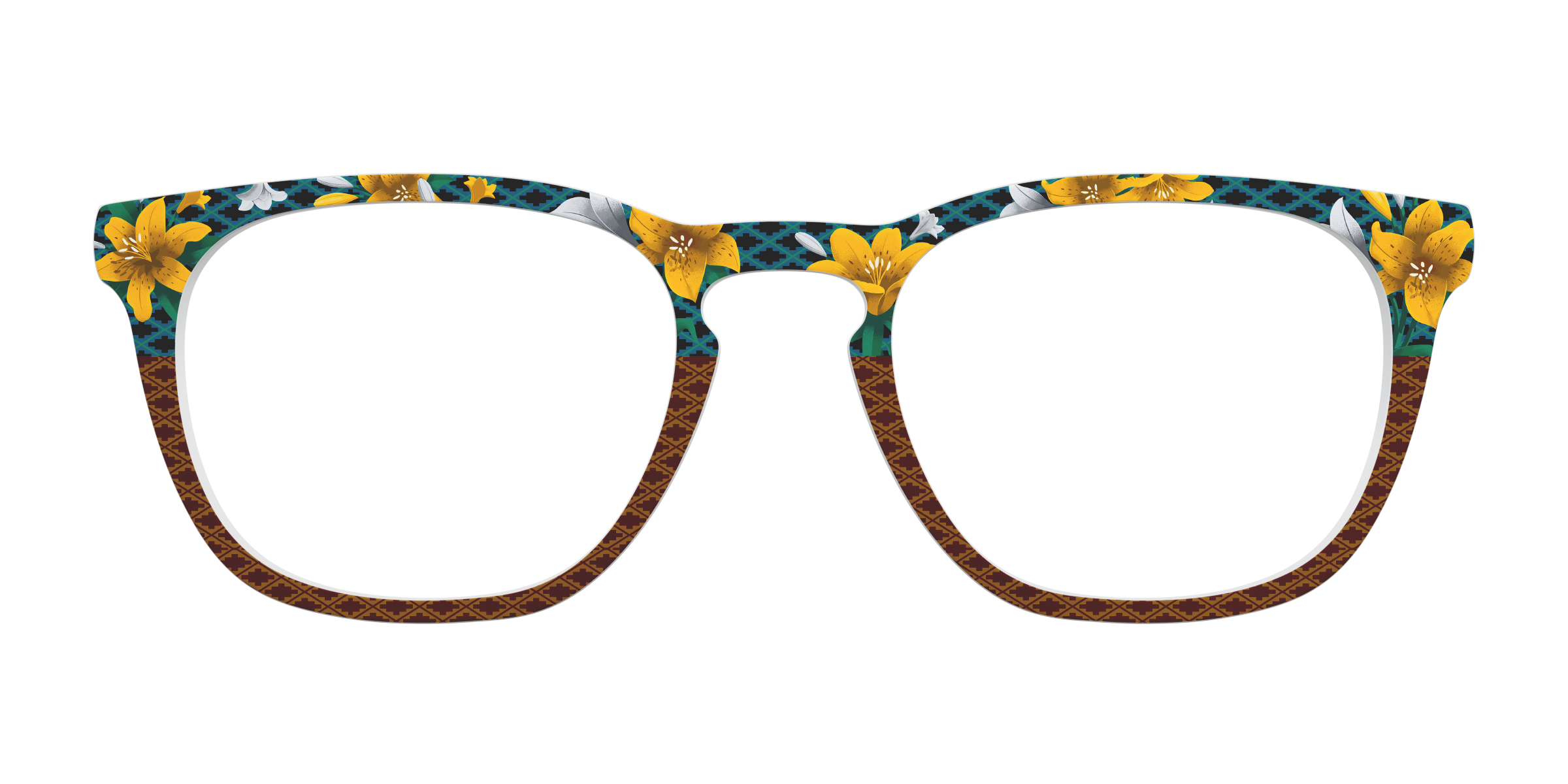 Pair Eyewear Collabs Lily Lattice top occhiali FK2