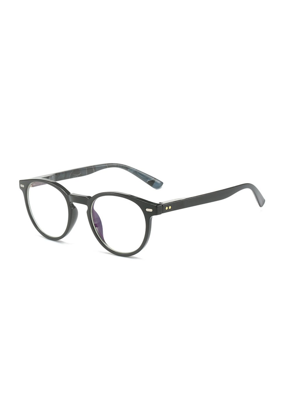 Ouyuan Reading Glasses 2026612 occhiali lettura rotondi +2,00 blu