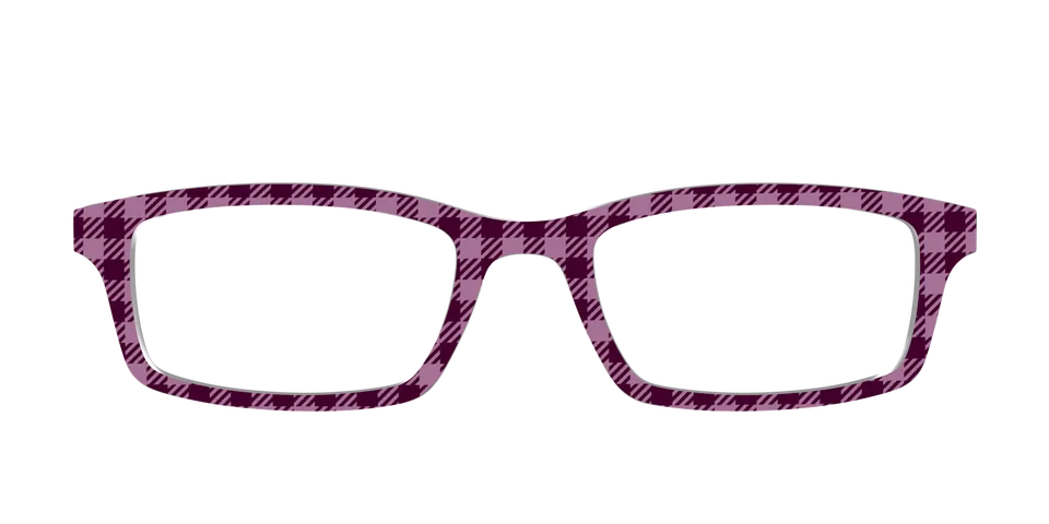 Pair Eyewear Design Tops The Merlot Gingham Top Occhiali AT05