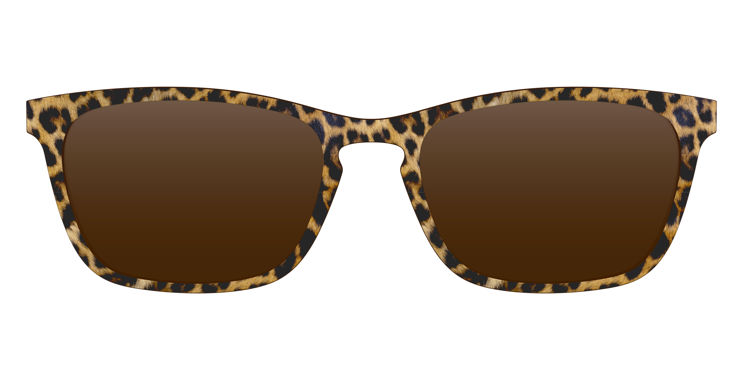 Pair Eyewear Sun Tops Cheetah Spots clip sole maculato