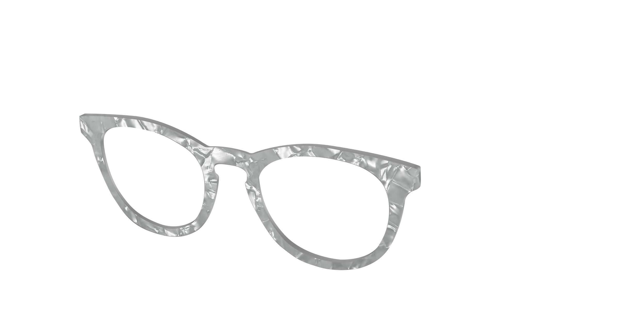 Pair Eyewear Design Tops Smoky Quartz Pearl Marble top grigio