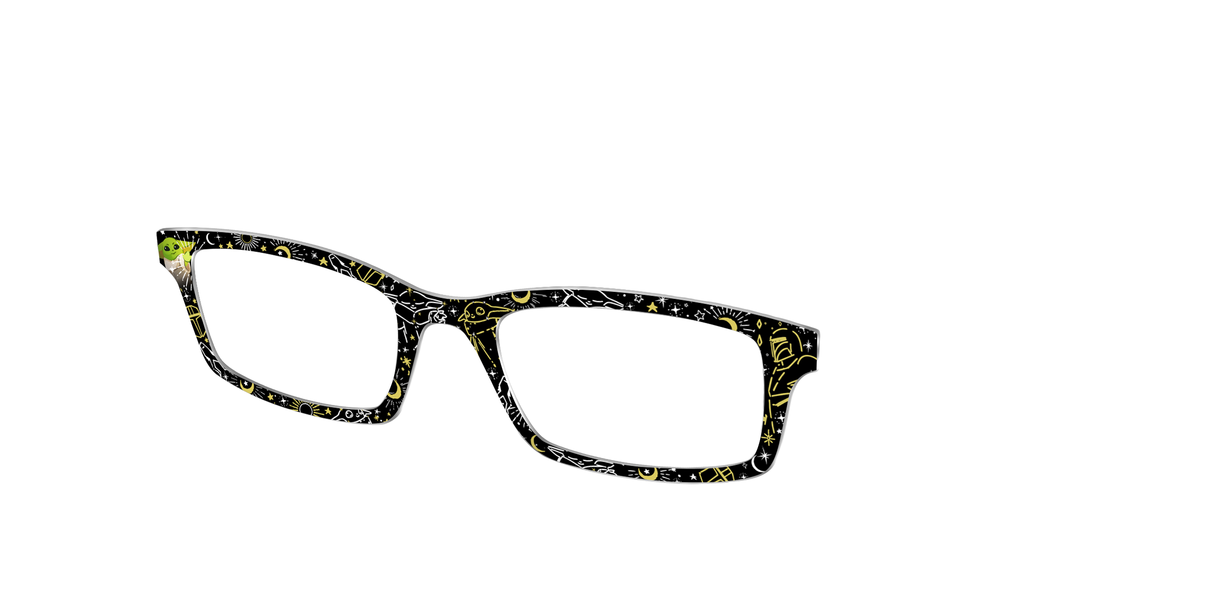 Pair Eyewear Collabs Celestial Grogu top occhiali azzurro