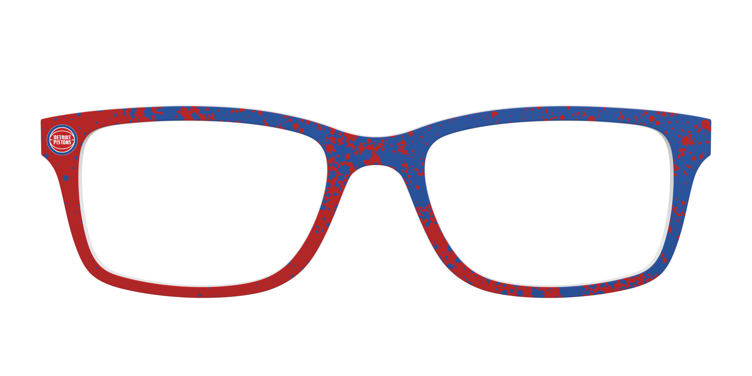 Pair Eyewear Pistons Splatter top magnetico basket NBA