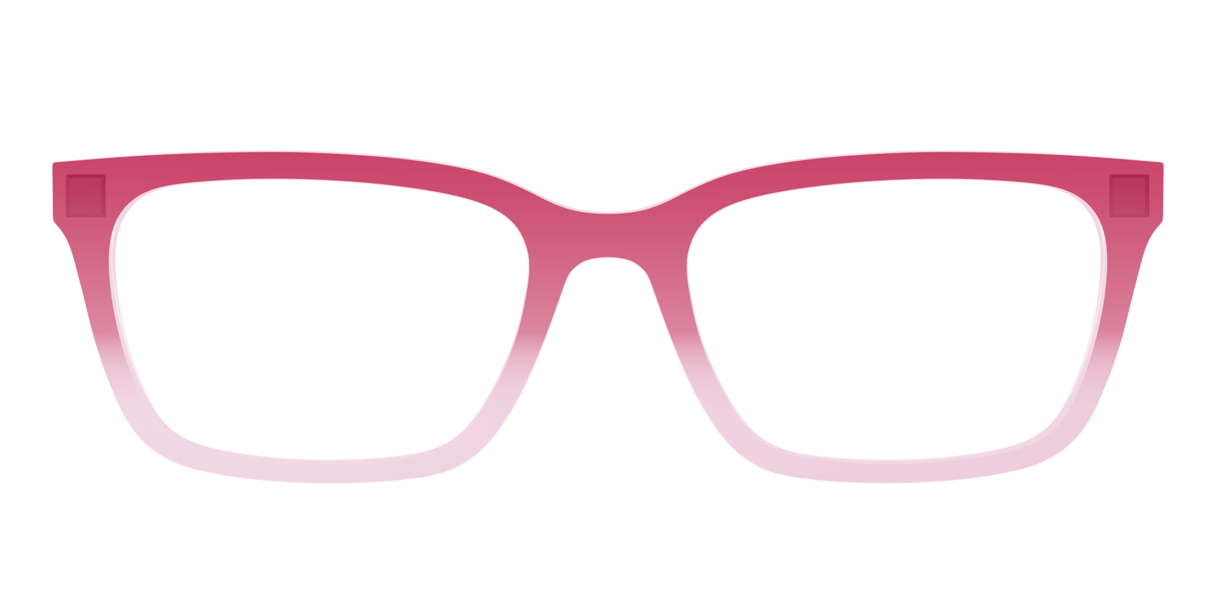 Pair Eyewear Solid Tops Flamingo Blush Gradient top rosa