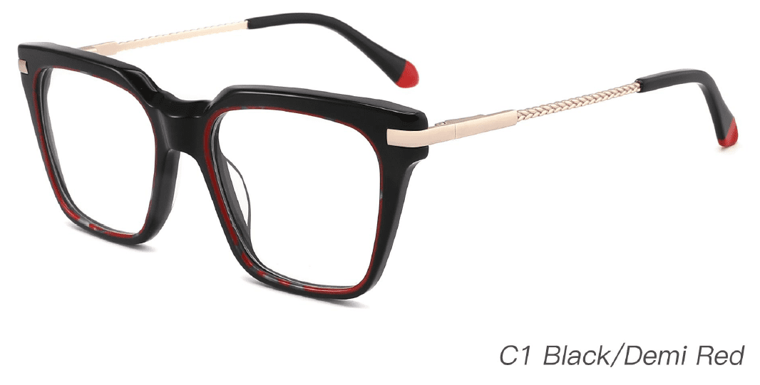 Ouyuan Eyewear NOA23020 montatura occhiali acetato colorata estate