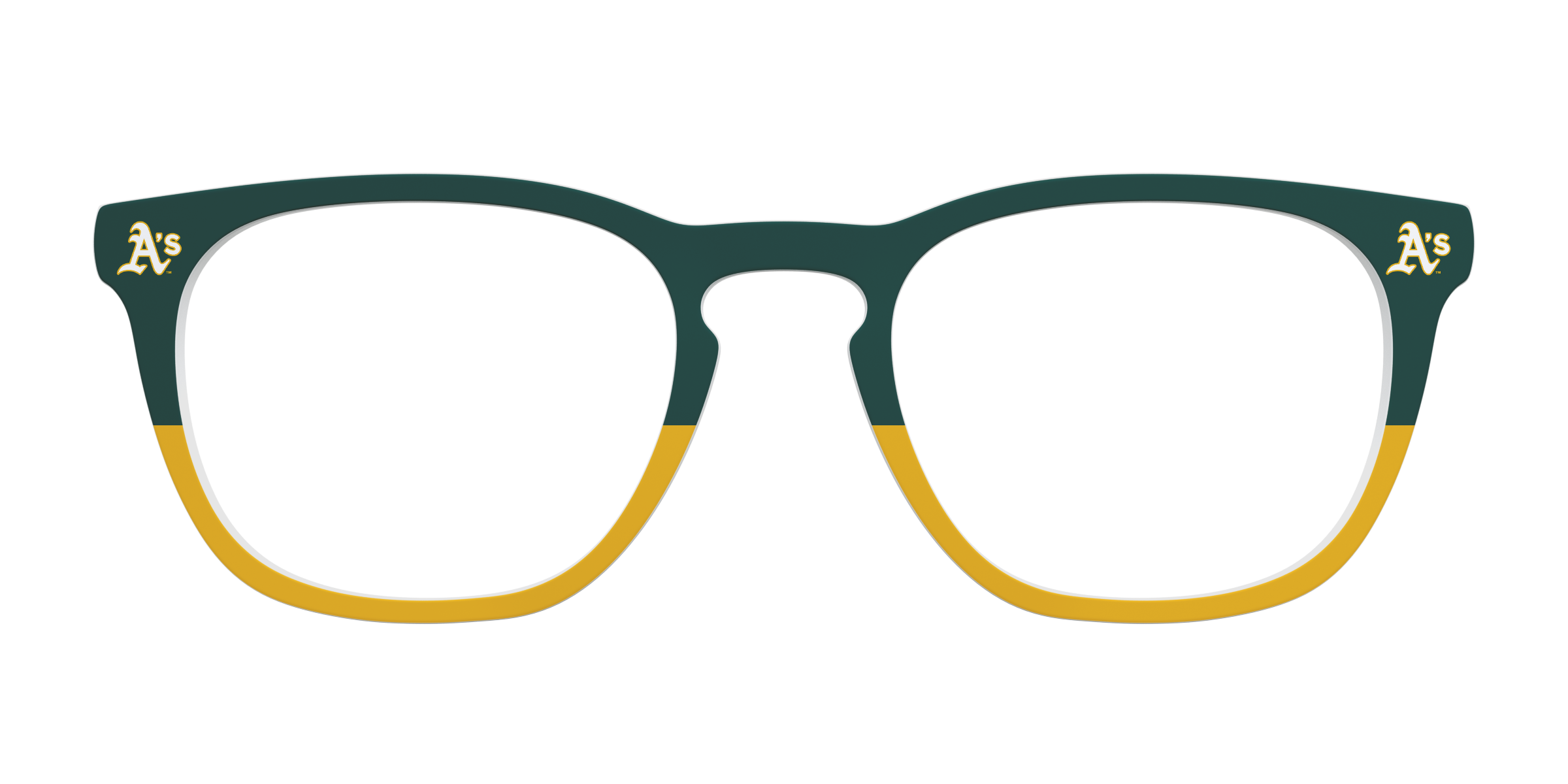 Pair Eyewear School Spirit Athletics Split top occhiali giallo