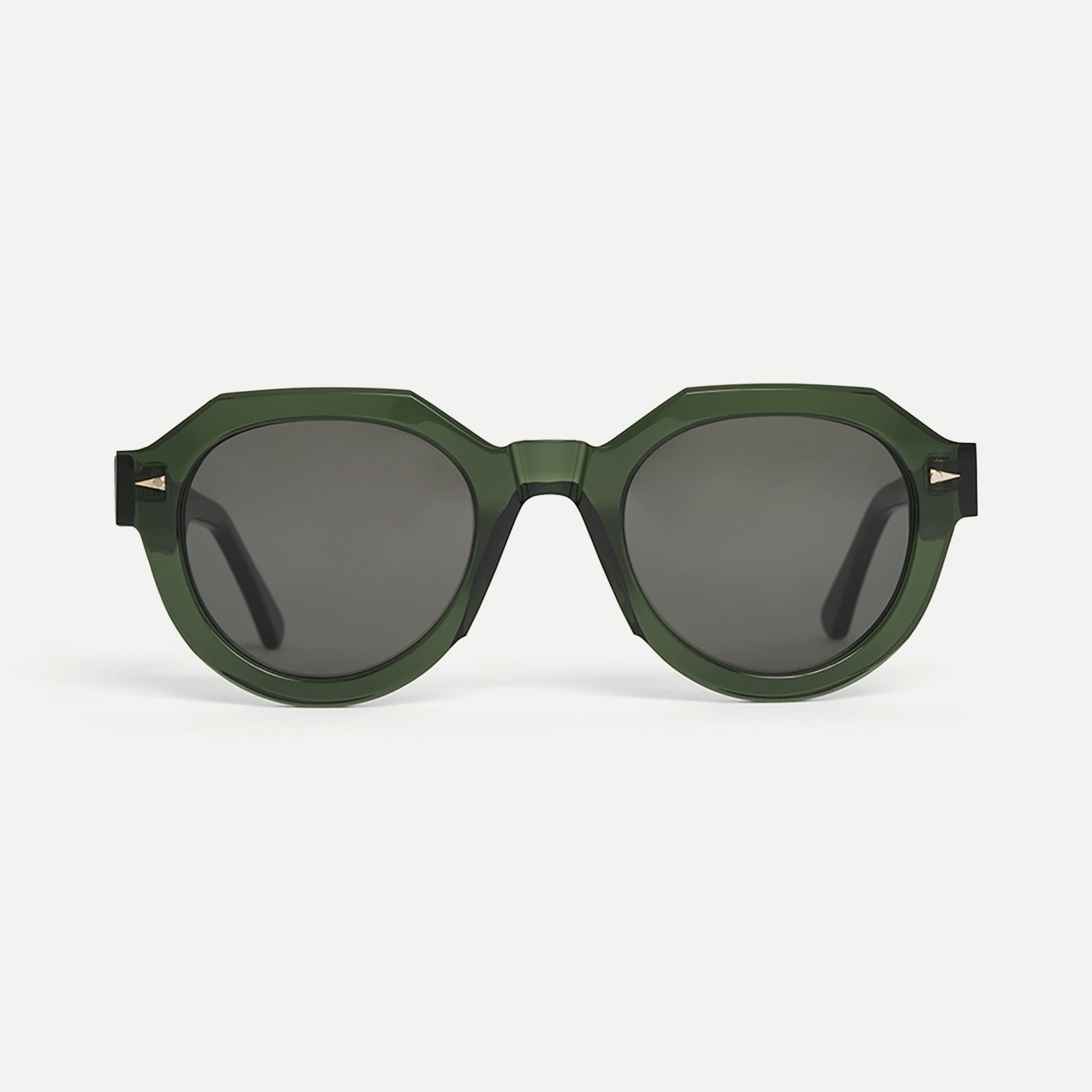 AHLEM Marcadet occhiali da sole Dark Green oversize