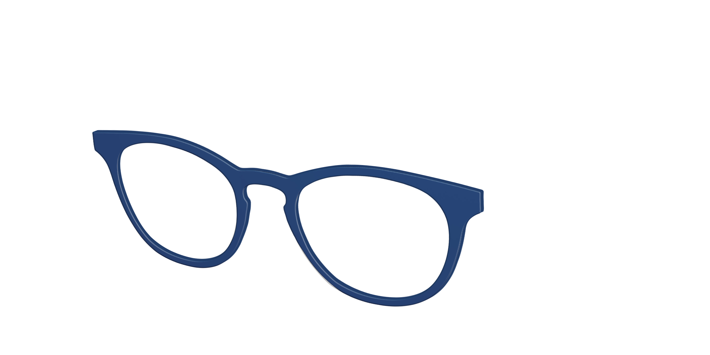 Pair Eyewear Solid Tops The Navy top magnetico blu tinta unita