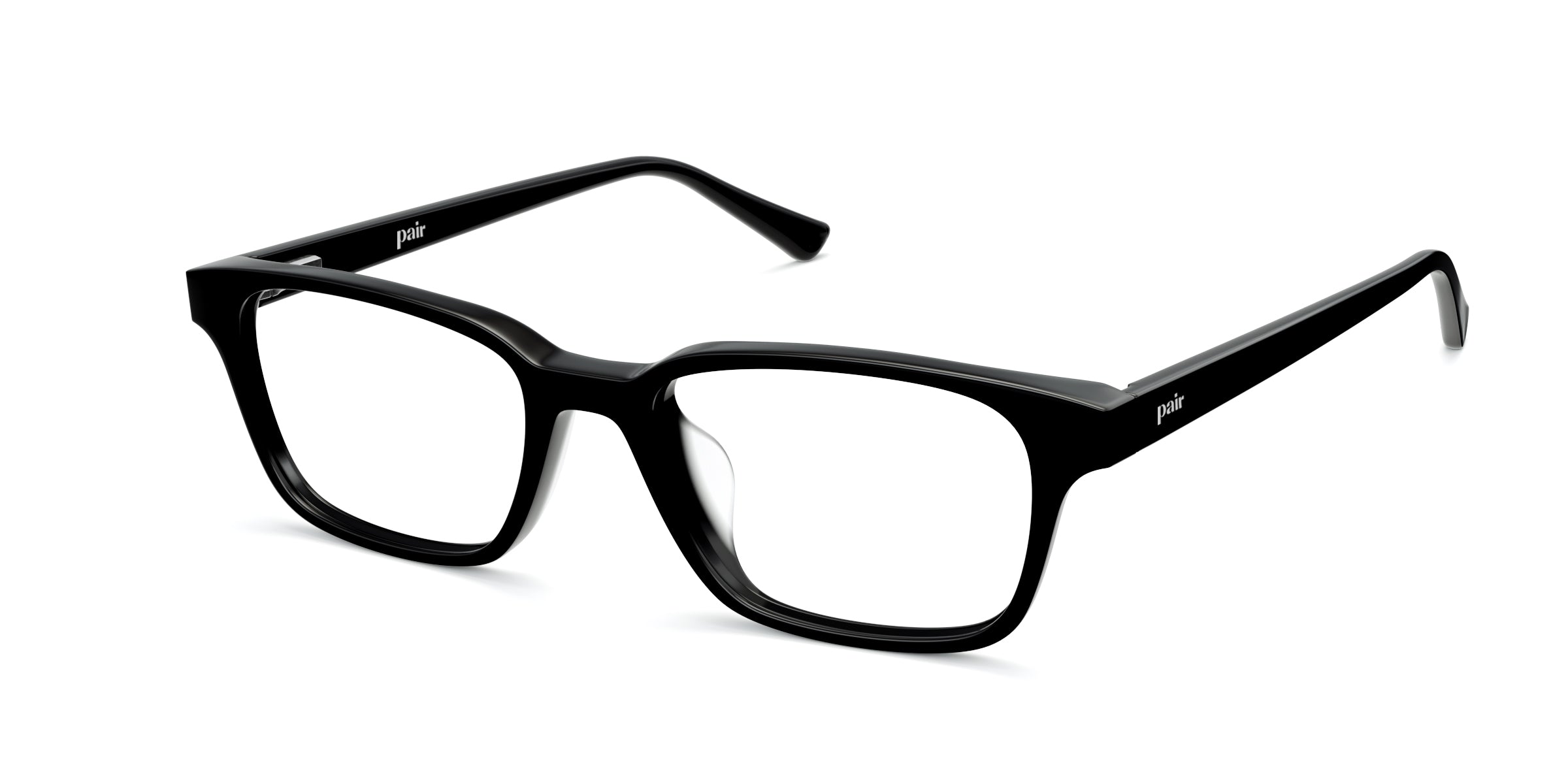 Pair Eyewear The Finley montatura vista rettangolare stretta nera