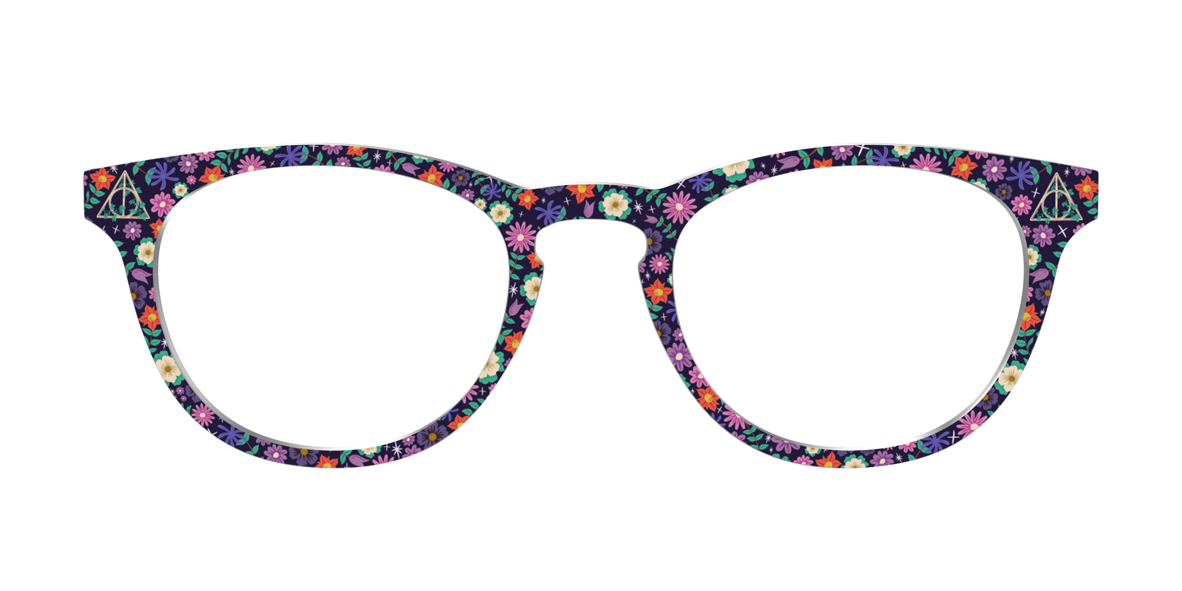 Pair Eyewear Collabs Deathly Hallows Floral top magnetico