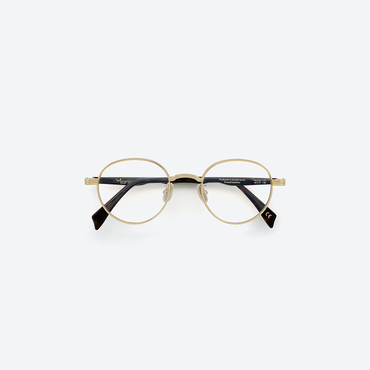 Monokol Evolved Boldness MK332 C1 occhiali da vista rotondi metallo
