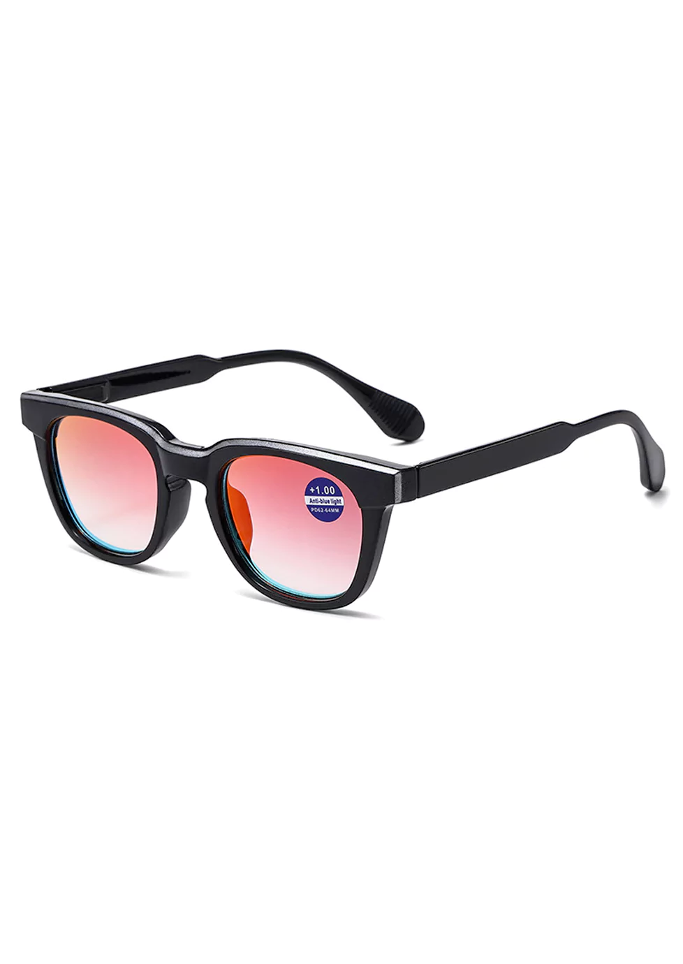 Ouyuan 3020369 occhiali lettura wayfarer luce blu nero