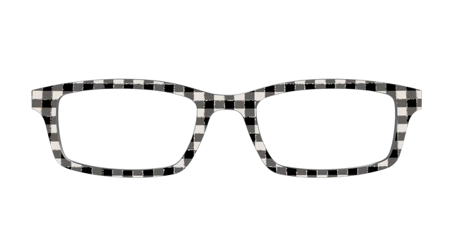 Pair Eyewear Design Tops The Black Buffalo Check with Glitter top