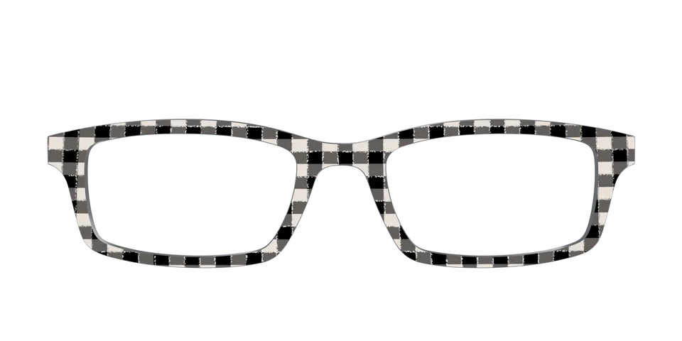 Pair Eyewear Design Tops The Black Buffalo Check with Glitter top