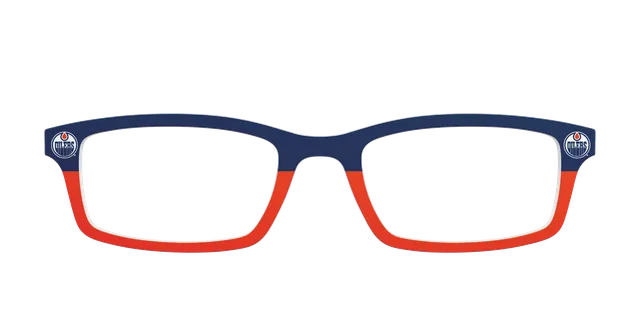 Pair Eyewear School Spirit Oilers Split cover occhiali blu