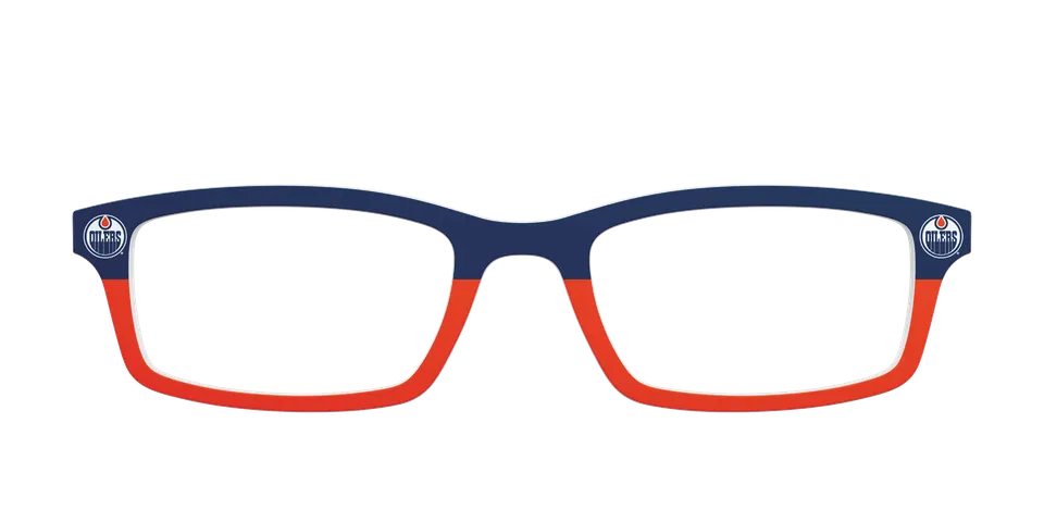 Pair Eyewear School Spirit Oilers Split cover occhiali blu